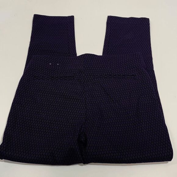 Chico's Womens Pants Ankle Stretchable Abstract Blue Size 29 - Picture 3 of 6